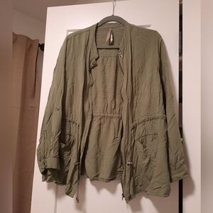 Olive Green Utility Jacket